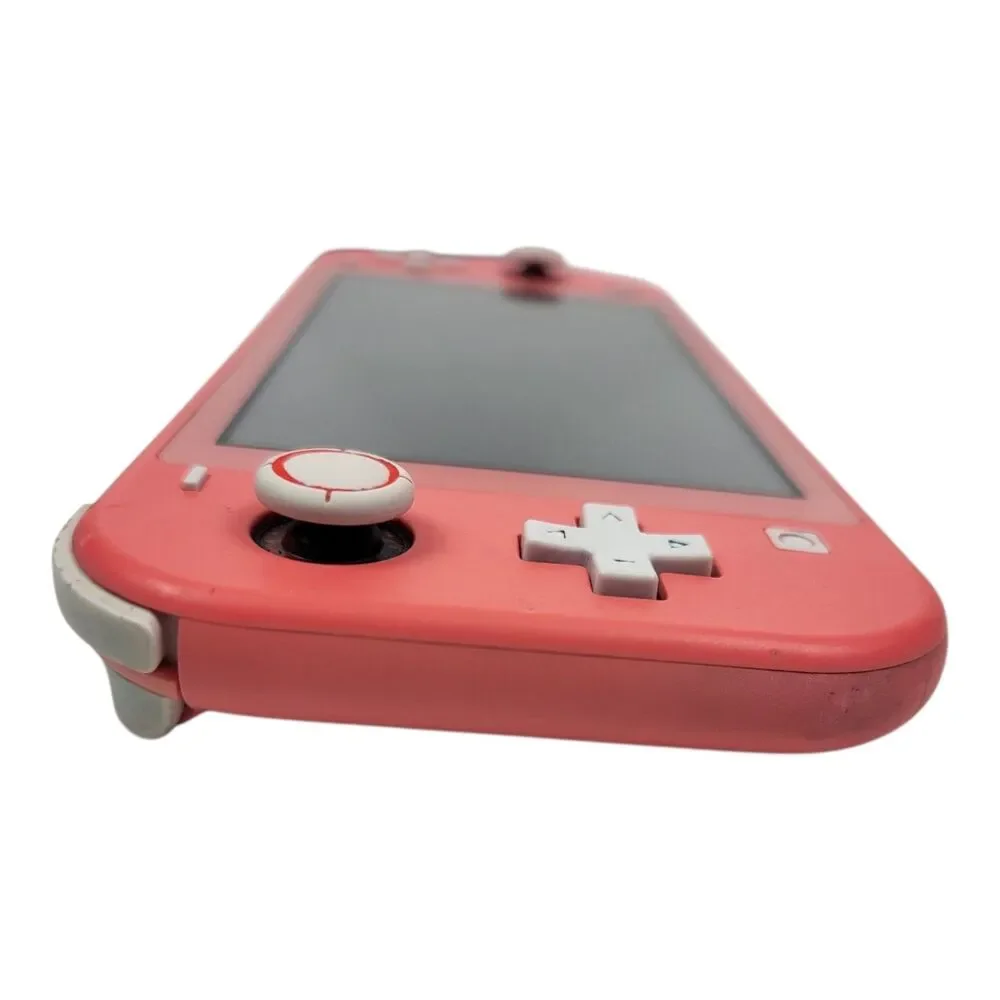 Nintendo Switch Lite Coral Pink Console With Case Handheld System HDH-001 Tested